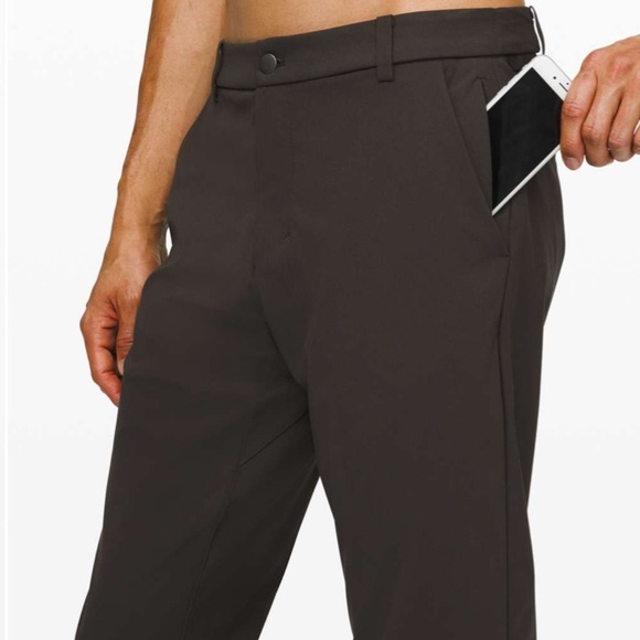 Lululemon Men's Commission Warpstreme Pant Size 33 in Stoney Gray - Picture 7 of 15